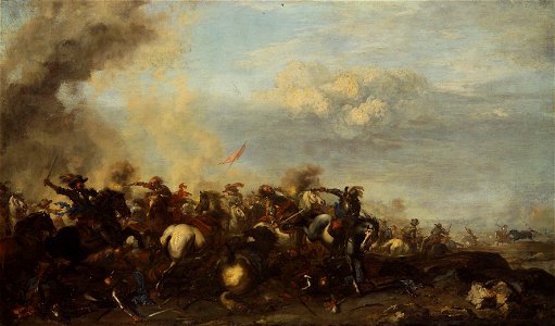 Jacques Courtois gen. Bourguignon - Reitertreffen - GG 777 - Kunsthistorisches Museum