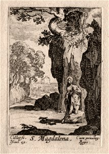 Jacques Callot (French, 1592-1635) - Les Penitents, St. Madeleine repentante - 1958.459 - Cleveland Museum of Art