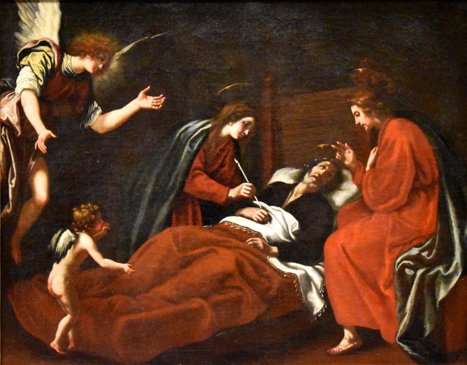 Jacopo Vignali - La mort de saint Joseph 3