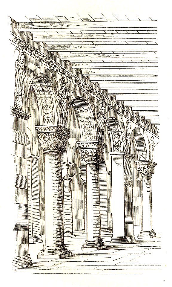 Jahrbuch MZK Band 03 - Gewölbesystem - Fig 19 Arcaden Michaelskirche zu Hildesheim