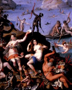 Jacopo Zucchi - The Coral Fishers (detail) - WGA26034