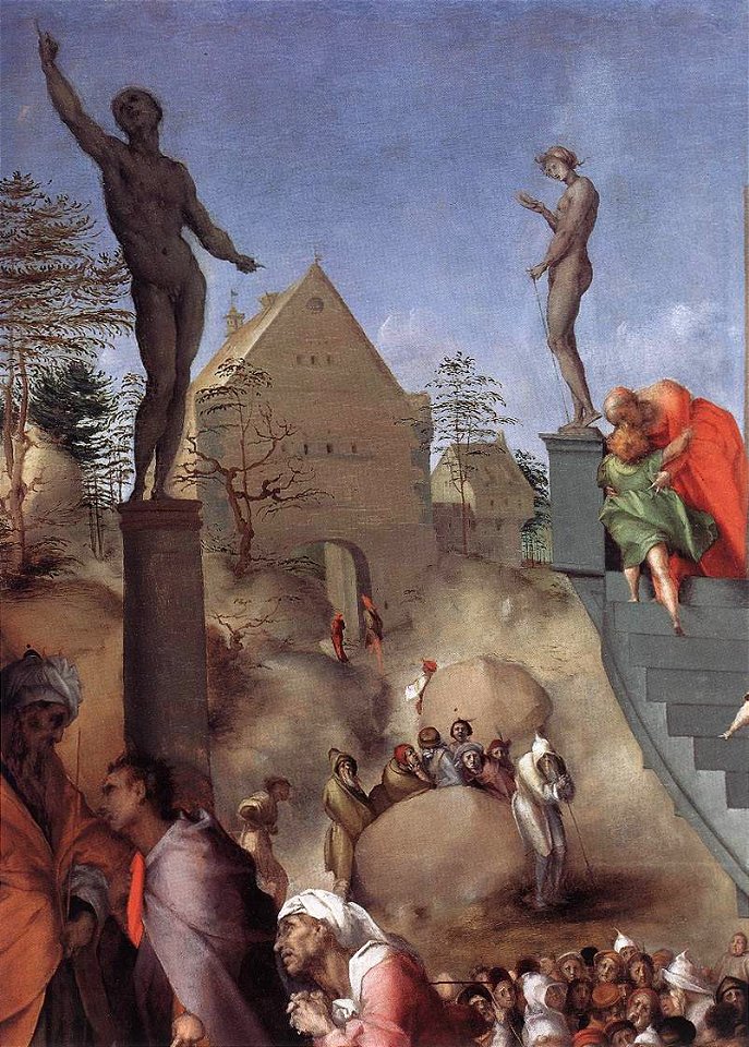 Jacopo Pontormo - Joseph in Egypt (detail) - WGA18080