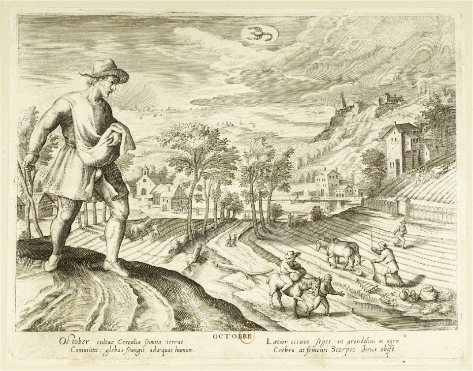 Jacques Callot - Les mois. 10, octobre - btv1b84960509