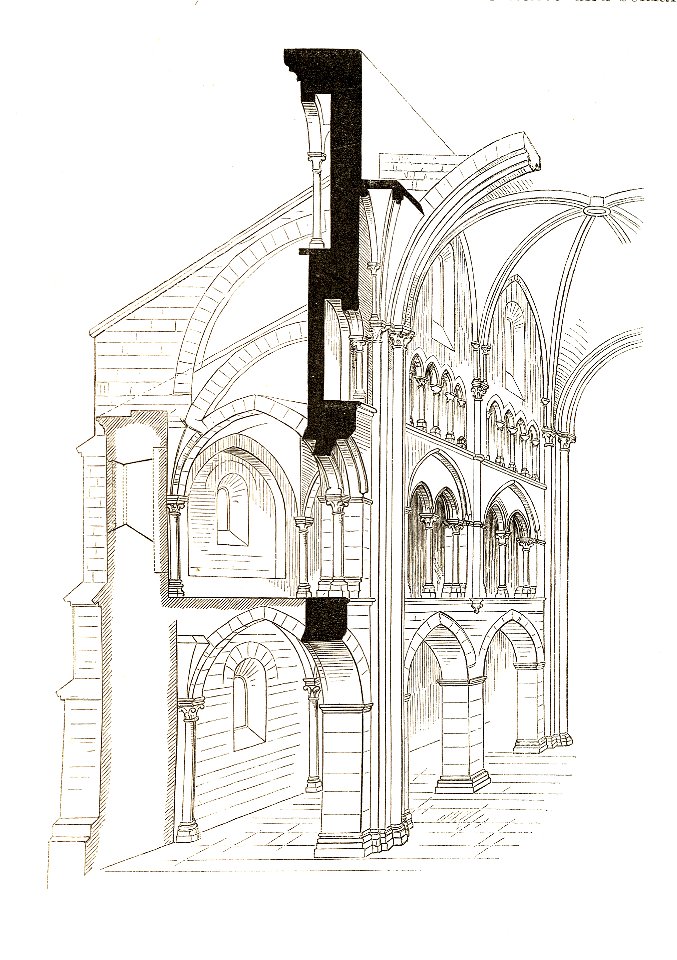Jahrbuch MZK Band 03 - Gewölbesystem - Fig 47 Pfeilersystem der Domkirche zu Limburg an der Lahn