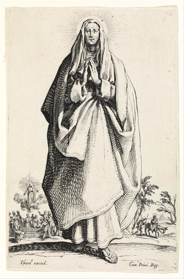 Jacques Callot - The Virgin Mary - Google Art Project