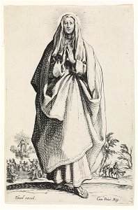 Jacques Callot - The Virgin Mary - Google Art Project. Free illustration for personal and commercial use.