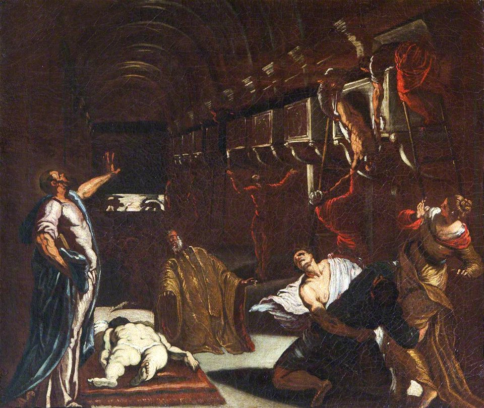 Jacopo Tintoretto (c.1518-1594) (after) - The Discovery of the Body of Saint Mark - 436226 - National Trust