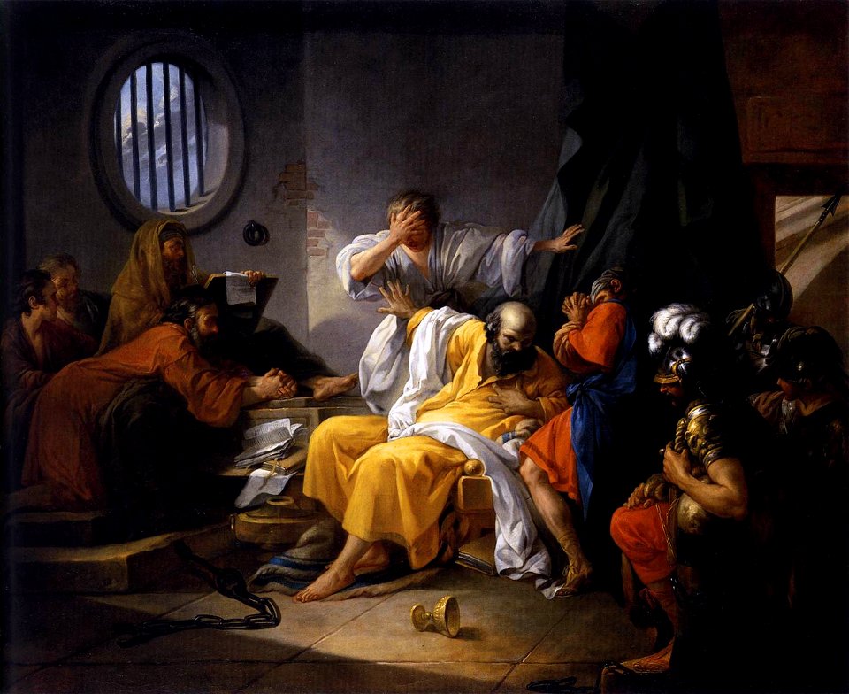 Jacques-Philip-Joseph de Saint-Quentin - The Death of Socrates - WGA20664