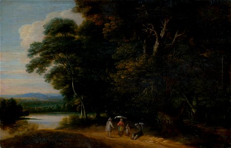 Jacques d' Arthois - Cesta k jazeru - O 1689 - Slovak National Gallery