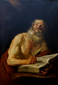 Jacques Blanchard - Saint Jérôme écrivant