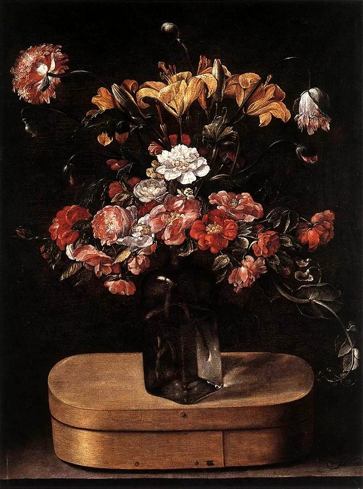 Jacques Linard - Bouquet on Wooden Box - WGA13046