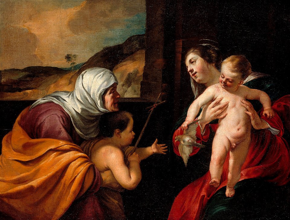 Jacques Blanchard - Virgin and Child with Saint Elizabeth and the Infant Saint John the Baptist - 1963.43 - Art Institute of Chicago