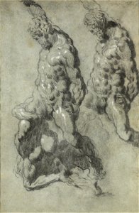 Jacopo Tintoretto - Two Studies of Samson Slaying the Philistines - Google Art Project
