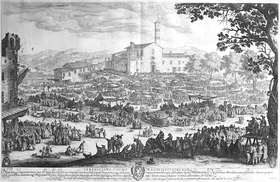Jacques Callot - La foire d'Impruneta, 1620