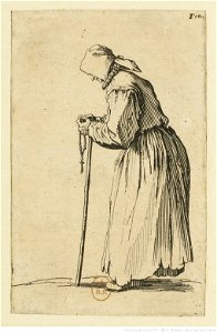 Jacques Callot - Les Gueux (07) - La mendiante au rosaire