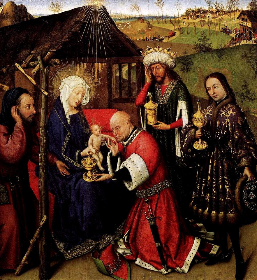 Jacques Daret - Altarpiece of the Virgin - WGA5931