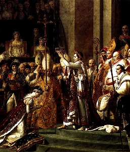 Jacques-Louis David - Consecration of the Emperor Napoleon I (detail) - WGA6088. Free illustration for personal and commercial use.