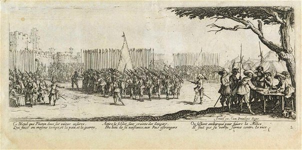 Jacques Callot - O alistamento da tropa