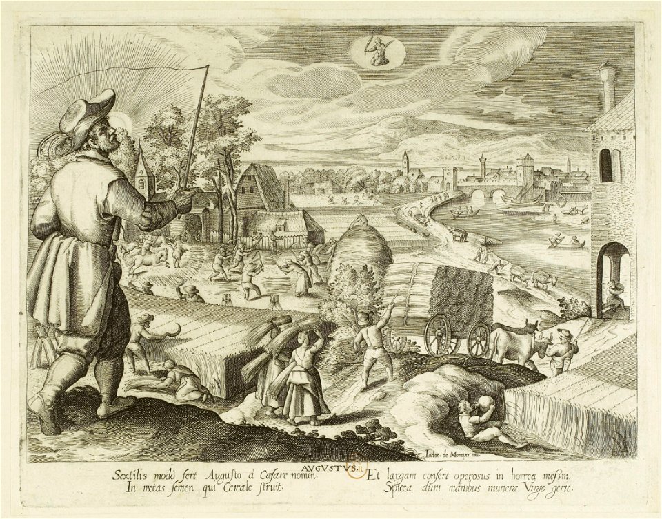 Jacques Callot - Les mois. 08, août - btv1b8495692d