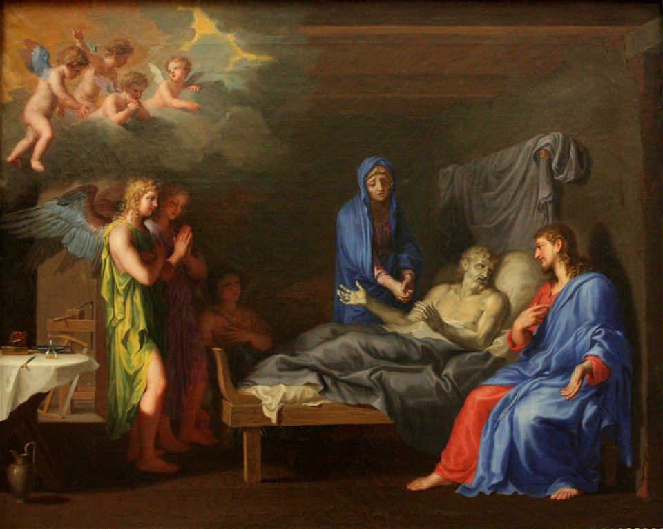 Jacques Stella - Mort de Saint Joseph