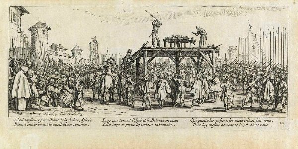 Jacques Callot - O suplício da roda