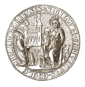 Jahrbuch MZK Band 03 - mittelalterliche Siegel Fig 14 Benediktinerstift Lambach