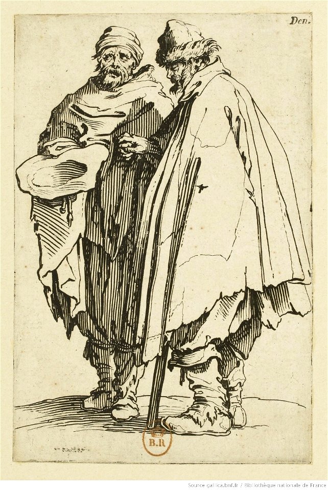 Jacques Callot - Les Gueux (09) - L'aveugle et son compagnon