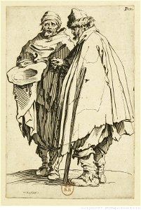 Jacques Callot - Les Gueux (09) - L'aveugle et son compagnon