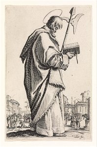 Jacques Callot - St. Mattias - Google Art Project. Free illustration for personal and commercial use.