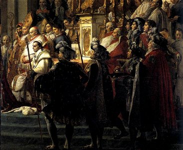 Jacques-Louis David - Consecration of the Emperor Napoleon I (detail) - WGA6089. Free illustration for personal and commercial use.