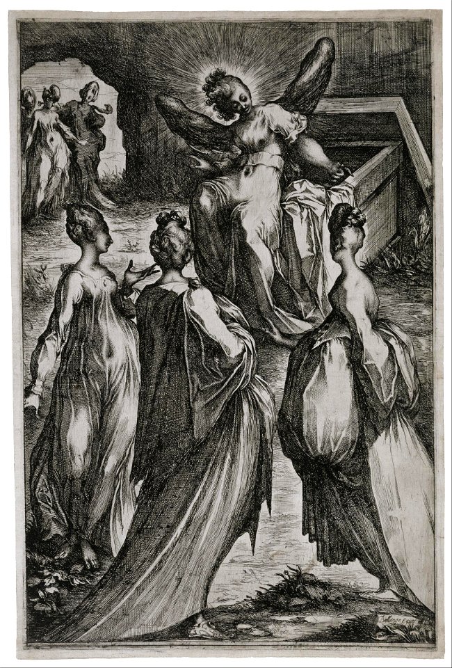 Jacques Bellange - The Holy Women at the Sepulchre - Google Art Project