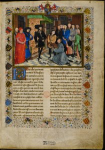 Jacques de Guise, Chroniques de Hainaut, frontispiece, KBR 9242 (fix)