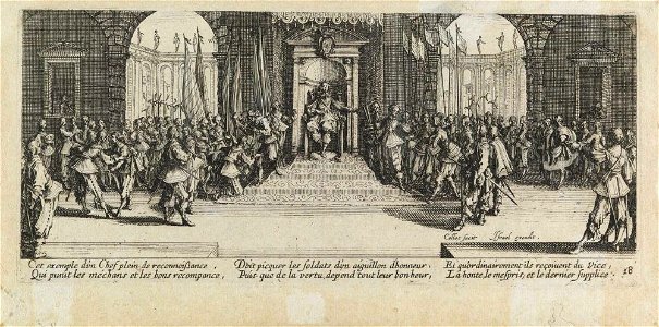 Jacques Callot - A distribuição da roda