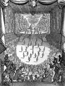Jacques Callot - Interlude in the Medici Theater - WGA3781. Free illustration for personal and commercial use.