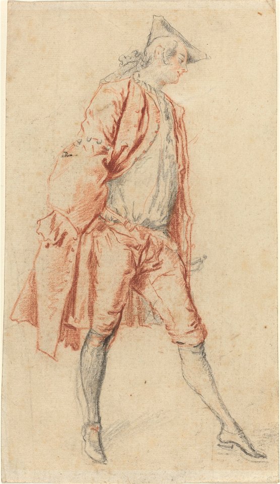 Jacques-André Portail - A French gentleman standing
