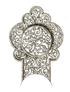 Jahrbuch MZK Band 03 - Metropolitankirche Gran - Fig 08 Altarkreuz Detail Rückseite