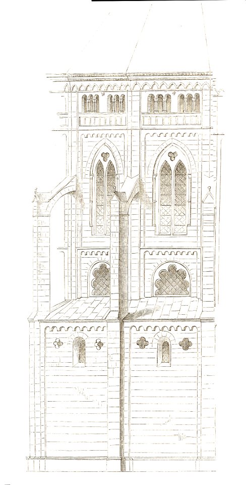 Jahrbuch MZK Band 03 - Gewölbesystem - Fig 52a St. Gereon zu Köln Außenansicht