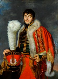 Jacques de Trobriant, chef d'escadron des chasseurs à cheval de la Jeune Garde