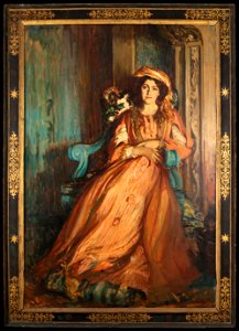 Jacques-Émile Blanche - Portrait de Mabel Dodge à la Villa Curonia - PPP3606 - Musée des Beaux-Arts de la ville de Paris