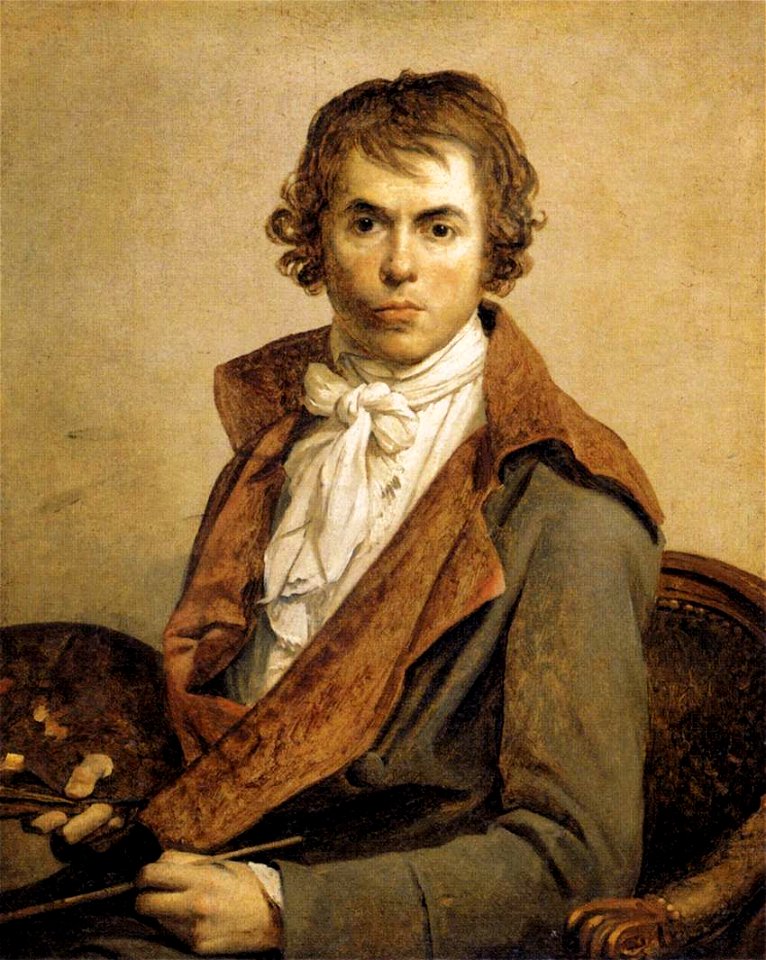 Jacques-Louis David - Portrait of the Artist - WGA6072