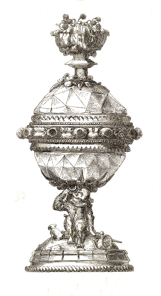 Jahrbuch MZK Band 03 - Metropolitankirche Gran - Fig 04 Reliquiengefäß in der Form einer Kristallkapsel