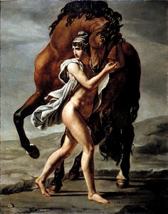 Jacques Louis David - Roman Youth with Horse - 27.245 - Detroit Institute of Arts