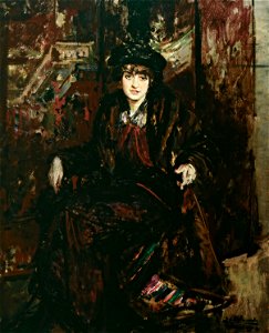 Jacques-Émile Blanche - Portrait de Marguerite Decazes de Glucksbierg, princesse Jean de Broglie, depuis Honorable Mrs Reginald Fellows (1890-1962) - P1896 - Musée Carnavalet