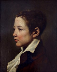 Jacques-Louis David - Portait d'un jeune garçon. Free illustration for personal and commercial use.