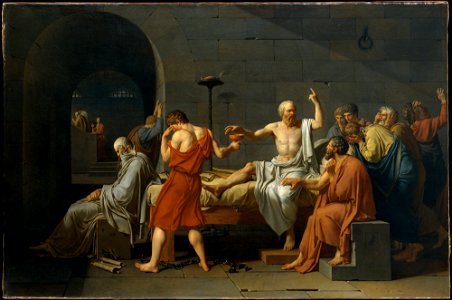 Jacques-Louis David - The Death of Socrates - Google Art Project. Free illustration for personal and commercial use.