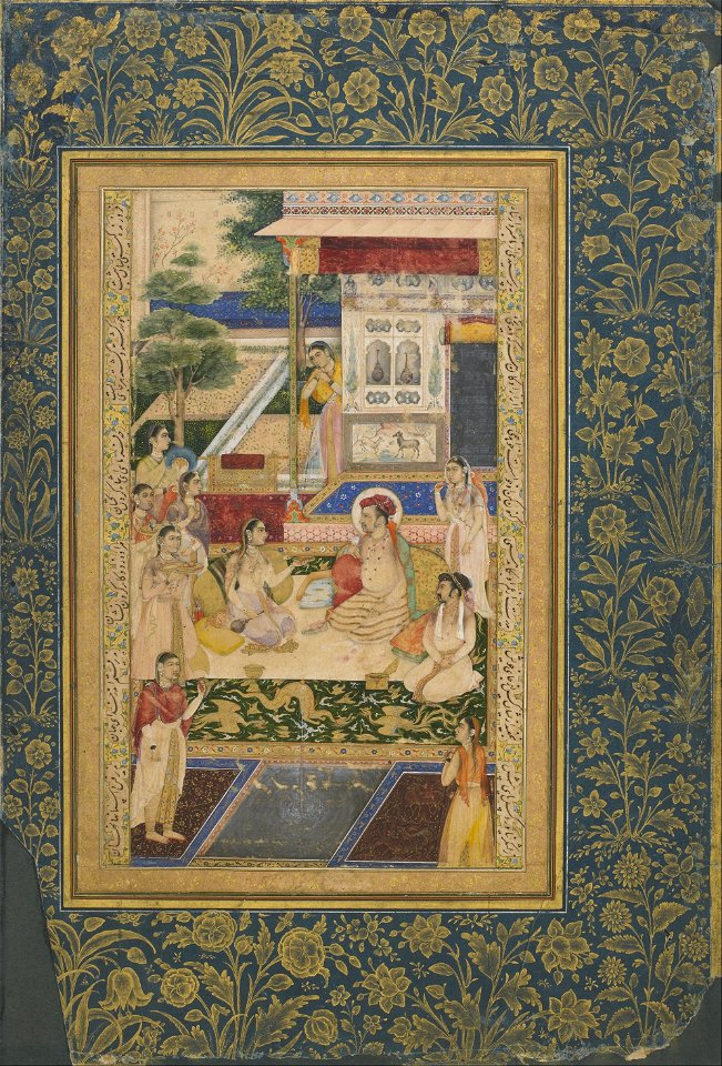 Jahangir and Prince Khurram feasted by Nur Jahan - Google Art Project