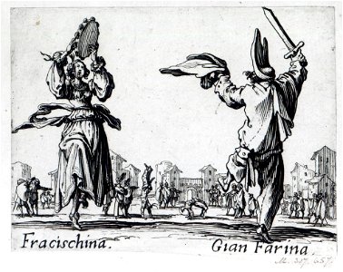 Jacques, Callot, Balli di Sfessania.(7) c. 1622. Engraving. Private Collection.