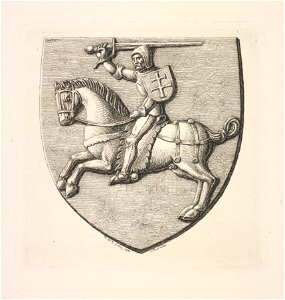 Jagajła, Pahonia. Ягайла, Пагоня (K. Kielisiński, 1841)
