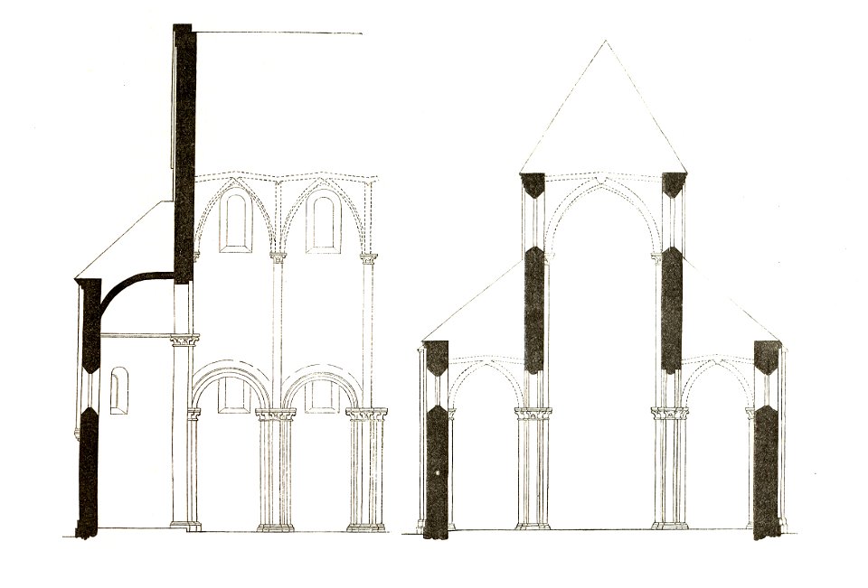 Jahrbuch MZK Band 03 - Gewölbesystem - Fig 70a Kirche zu Lébény