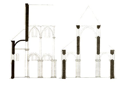 Jahrbuch MZK Band 03 - Gewölbesystem - Fig 70a Kirche zu Lébény